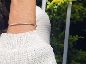 Bracelete Feminino Aro Fino De Prata 925 Legítima Bracelete Feminino Aro Fino De Prata 925 Legítima