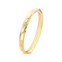 Bracelete Feminino em Ouro 18K Flower 7mm