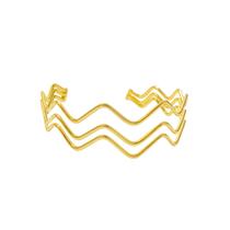 Bracelete Feminino Fio Triplo - Banhado em Ouro 18k