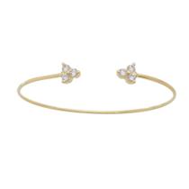 Bracelete feminino folheado a ouro 18k 3 pontos de luz vivi piuka Bracelete feminino folheado a ouro 18k 3 pontos de luz vivi piuka