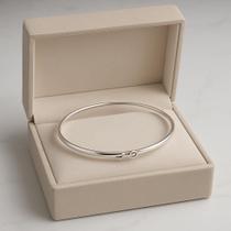 Bracelete Feminino Prata 925 com Fecho Amaré 2mm e 4mm