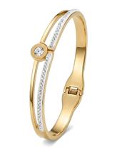 Bracelete Feminino Pulseira Premium em Aço Banhado em Ouro 18k