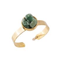 Bracelete Feminino Ring Quartzo Verde Calm