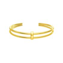 Bracelete Fio Duplo - Banhado em Ouro 18k
