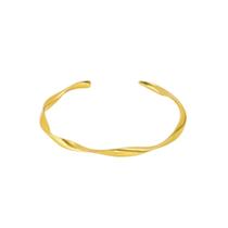 Bracelete Fio Torcido - Banhado em Ouro 18k