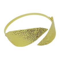 Bracelete Folha Niquel Luxo Fantasia Grega 02 Unidades