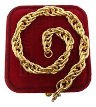 Bracelete Idêntica A Ouro Elo Traçada 6mm Banhada a Ouro