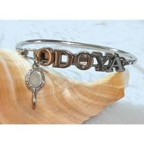 Bracelete Iemanja Rainha Mar Prateado Umbanda Candomblé