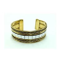 Bracelete Indiano de Metal Dourado Bracelete Indiano de Metal Dourado