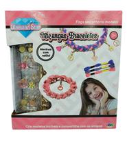 Bracelete infantil 15 peças miçangas colecionável meninas Bracelete infantil 15 peças miçangas colecionável meninas