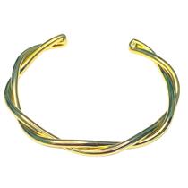 Bracelete infinite feminino trança grossa banhado a ouro 18k pulseira atacado
