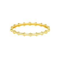 Bracelete Inspiração Bamboo com Zircônias - Banhado em Ouro 18k Bracelete Inspiração Bamboo com Zircônias - Banhado em Ouro 18k