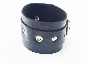 Bracelete largo 1 tira em couro - ref b1t/0738