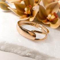 Bracelete Liso Gold Banhado Ouro