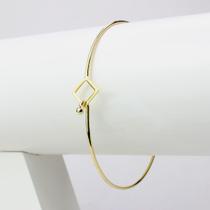 Bracelete Liso Losango - e Bracelete Liso Losango - e