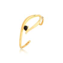Bracelete livia obsidiana negra