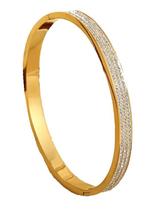 Bracelete Luxo Cravejado Feminino - Banhado a Ouro 18k