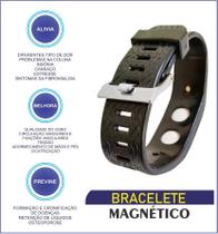 Bracelete Magnetico gold quantico - fecho de relogio- PRETO