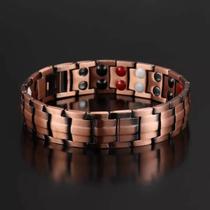 Bracelete Masculino Magnético Cobre Bracelete de Força