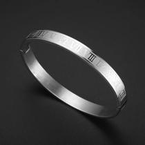 Bracelete masculino números romanos/ presente masculino/ joia masculina