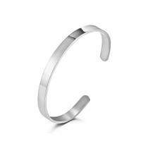 Bracelete Masculino Prata Ajustável Aço Inoxidável Bracelete Masculino Prata Ajustável Aço Inoxidável