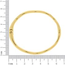 BRACELETE ONDAS - SEMI JOIA - banho verniz italiano