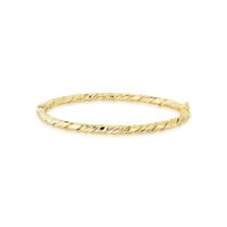 Bracelete oval torcido