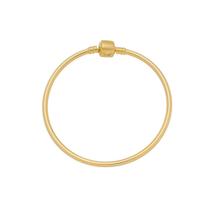 Bracelete Para Berloques Folheado A Ouro 18k Rígido Bracelete Para Berloques Folheado A Ouro 18k Rígido