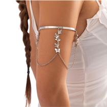 Bracelete Pingentes de Borboleta Feminino Festa Correntes