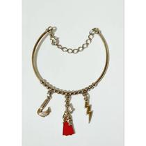 Bracelete Prateado Orixá Oya Iansã Umbanda Candomblé