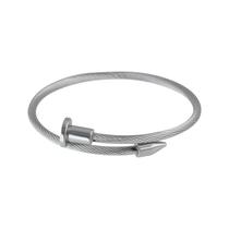 Bracelete Prego Aço Inox Torcido Bracelete Prego Aço Inox Torcido