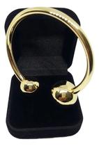 Bracelete Premium Regulável Banhada a Ouro Idêntica A Ouro