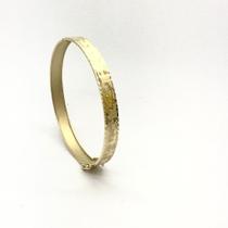 Bracelete Pulseira 0.7cm Escrava Piramides Farao Egito Ouro 18k FDP-0K10