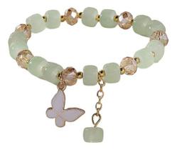 Bracelete Pulseira Borboleta Verde
