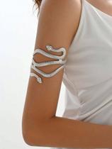 Bracelete Pulseira De Cobra Cleópatra Acessório Fantasia Bracelete Pulseira De Cobra Cleópatra Acessório Fantasia