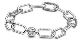 Bracelete Pulseira Feminina Banho Prata 925 de lei Link Me Bracelete Pulseira Feminina Banho Prata 925 de lei Link Me