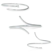 Bracelete Pulseira Feminino Prata Original Rigido Prego