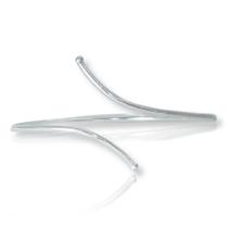 Bracelete Pulseira Feminino Prata Original Rigido Prego / Único / 2 Ponta