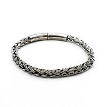 Bracelete Pulseira Masculina 6mm Bali Prata 925