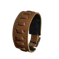 Bracelete Pulseira Masculina RMarqCollection Couro Fivela Ajustável RM500