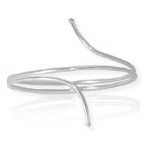 Bracelete Pulseira Prata Original Rigido Dupla Ponta