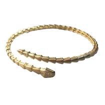 Bracelete Regulável Cobra Com Zircônias Bracelete Regulável Cobra Com Zircônias