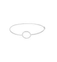 Bracelete Rígido Com Forma Geométrica Circular
