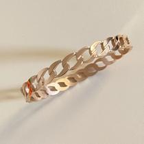 Bracelete Rose de Corrente em Aço Inox