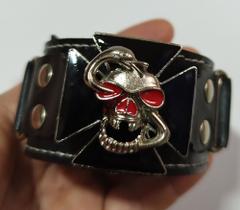 Bracelete skull Estilo material sintético Regulável Unissex