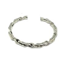 Bracelete Torcido Orgânico - Banho de Ouro18k ou Platina Bracelete Torcido Orgânico - Banho de Ouro18k ou Platina