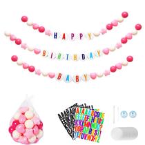 Bracelete TRENDPLAY Friendship Garland com 50 bolas de plástico e espuma