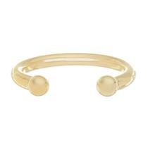 Bracelete tubo nicole folheado a ouro 18k