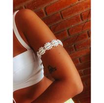 Braceletes de braço macramê com Búzios verdadeiros e pérolas Braceletes de braço macramê com Búzios verdadeiros e pérolas