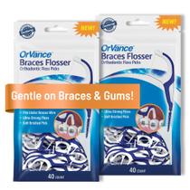 Braces Flosser Rovance Ultra Strong Floss 40 unidades (pacote com 2)